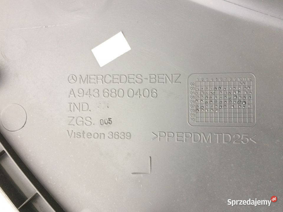Konsola Obudowa Deska ACTROS MP2 9436800406 lubuskie sprzedam