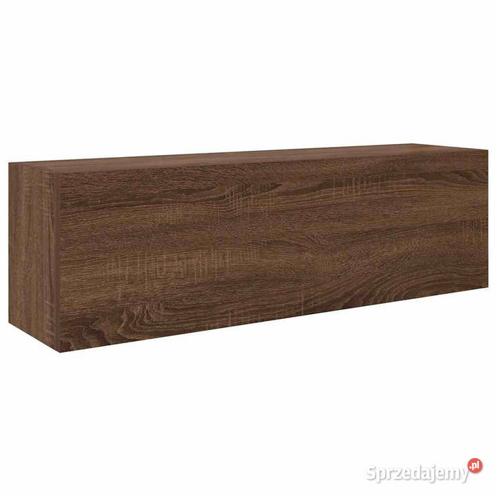 Wisząca szafka łazienkowa brązowy dąb 100x25x30 Łazienkowe Warszawa