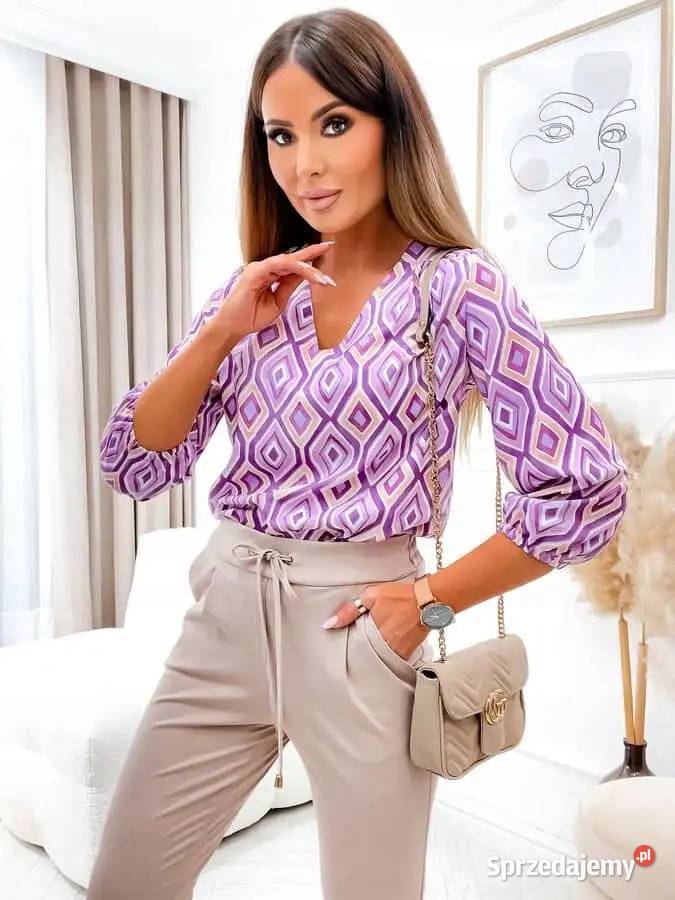 Bluzka NOVUM 40 biust 106 kolorowy Pątnów sprzedam