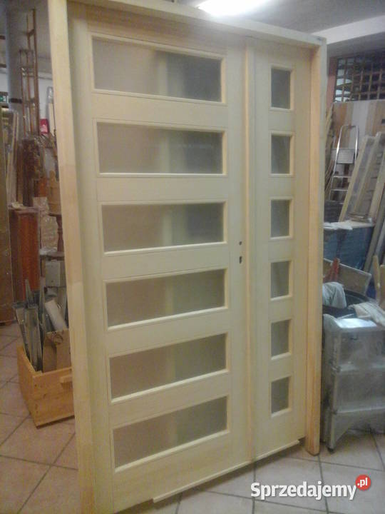 Drzwi sosnowe drewniane produkcja małopolskie