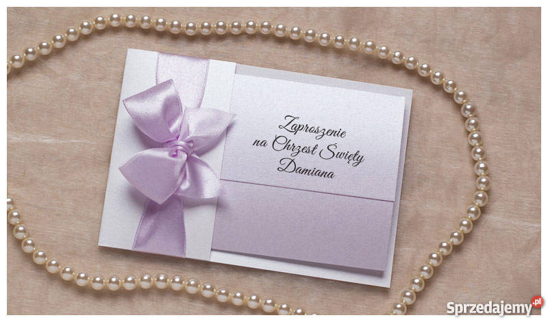 Zaproszenia na chrzest mazowieckie Warszawa