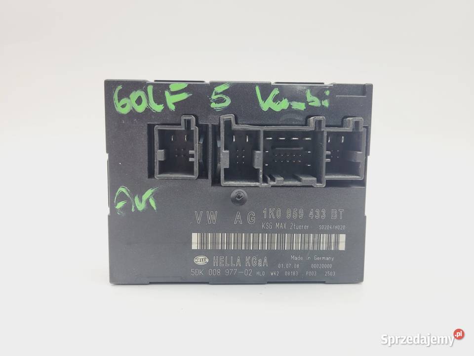 VW TOURAN I LIFT 07r modul komfortu 1K0959433BT Motoryzacja Suków