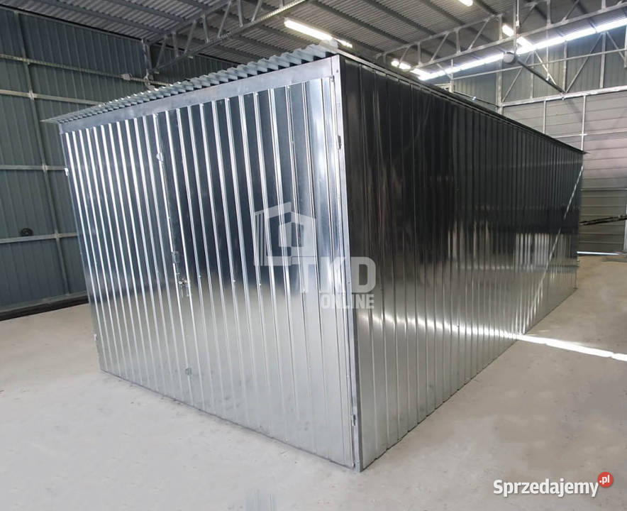 Garaż blaszany 3x5m brama dwuskrzydłowa ocynk Kościerzyna sprzedam