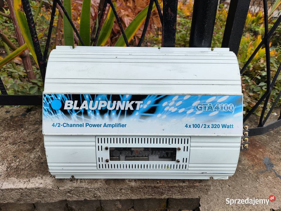 Wzmacniacz samochodowy 4 kanałowy BLAUPUNKT GTA Ilość kanałów 4