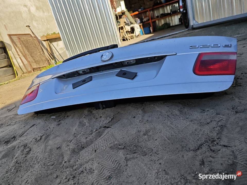Sprzedam części BMW E46 klapa lusterko dwumasa Babiak sprzedam