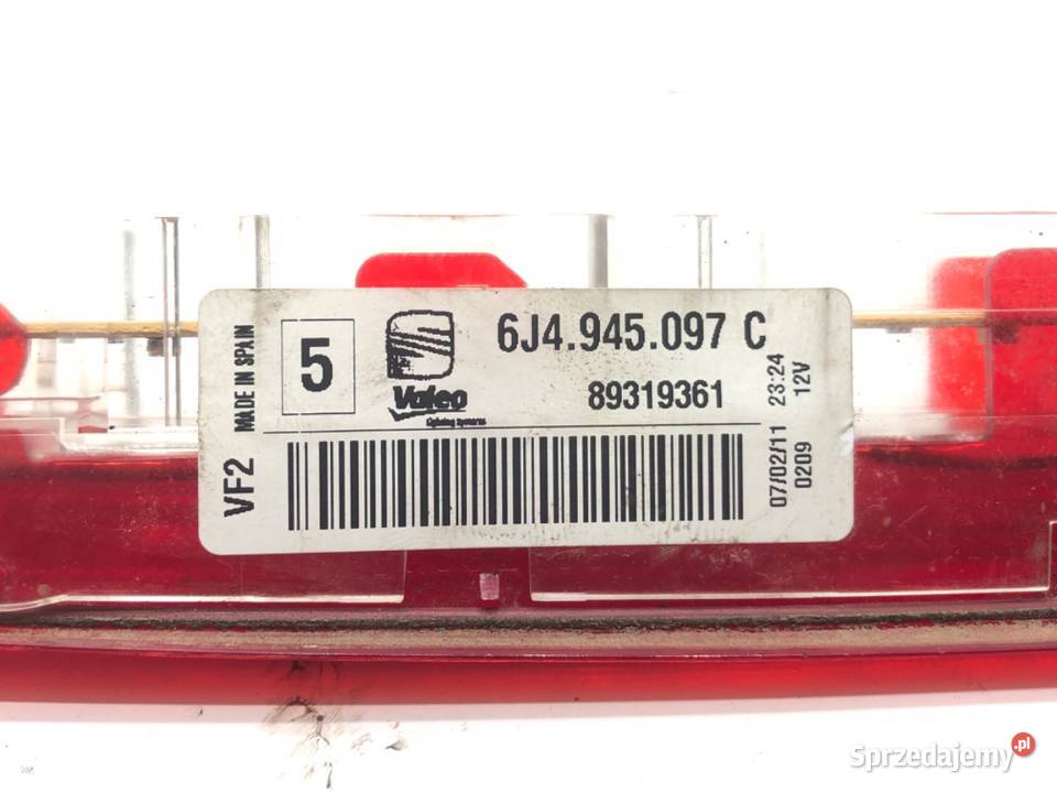 LAMPA STOP SEAT IBIZA IV 6J4945097C Hatchback