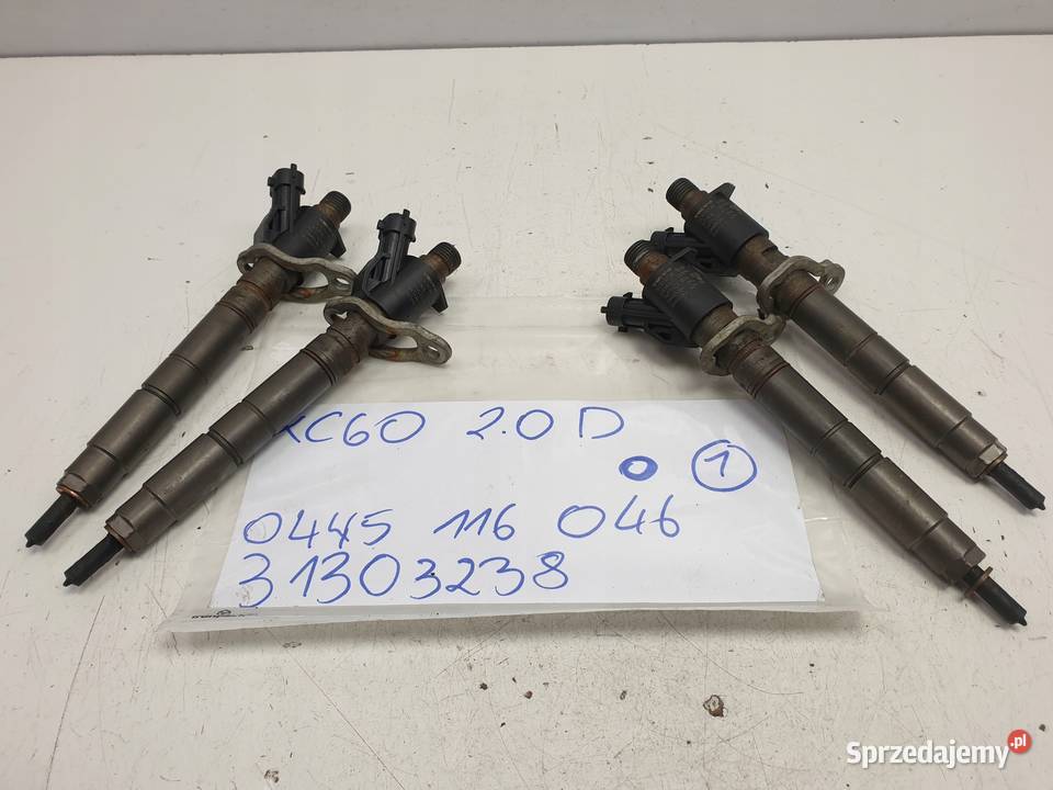 WTRYSKIWACZ Volvo XC60 20 D3 wtrysk 0445116046 osobowe Wtryskiwacze Chełm