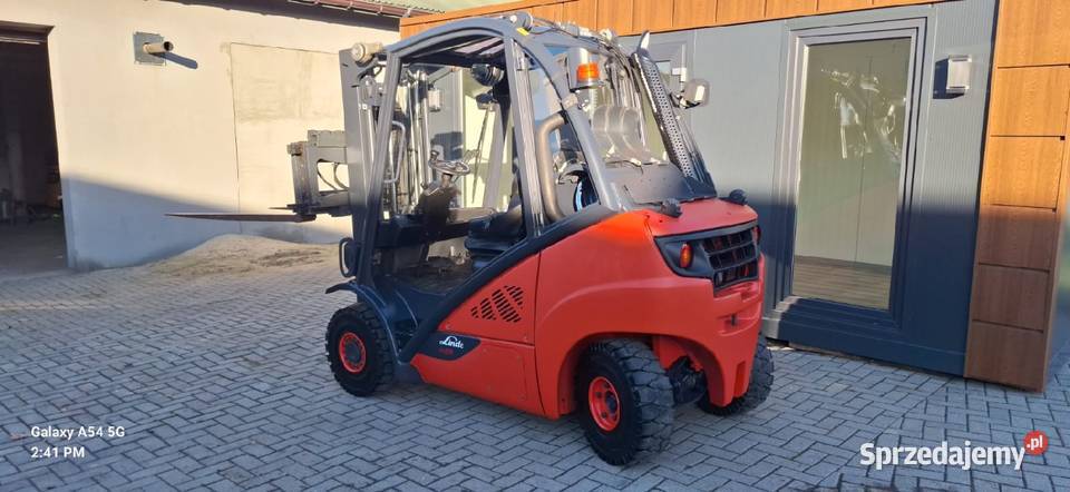 Linde H25 stan IDEALNY Triplex 2018r regulowane widły