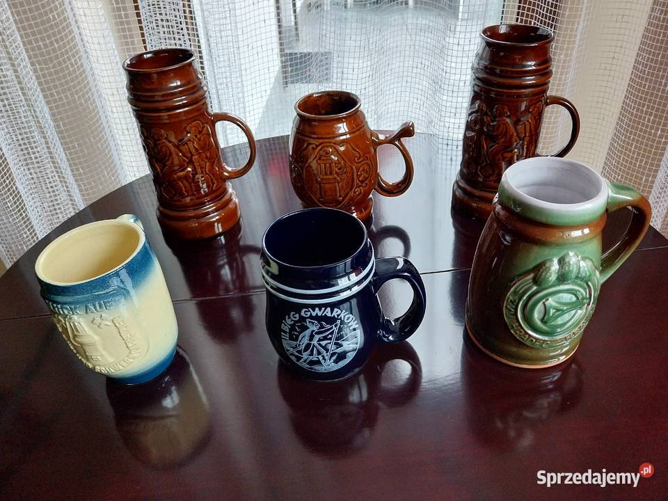 Sprzedam kufle 6 do piwa z okresu PRLu 1 15 Wałbrzych