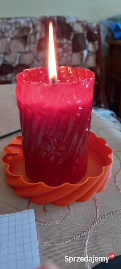 Świeca niekapiąca ze stearyny roślinnej o dużym Świece Pabianice