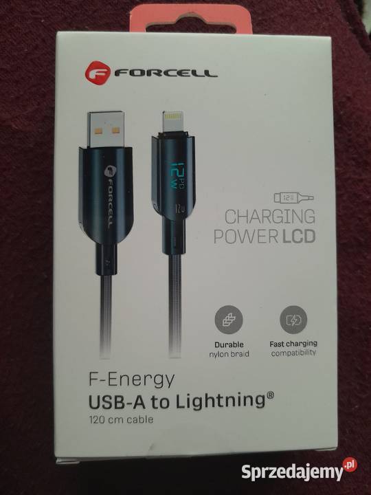 Kabel USBA do Lightning 12W Digital 12m Wieliczka sprzedam