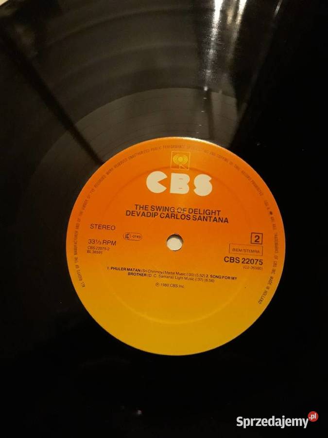 CARLOS SANTANA The swing Delight Devadip 1980 podkarpackie Rzeszów