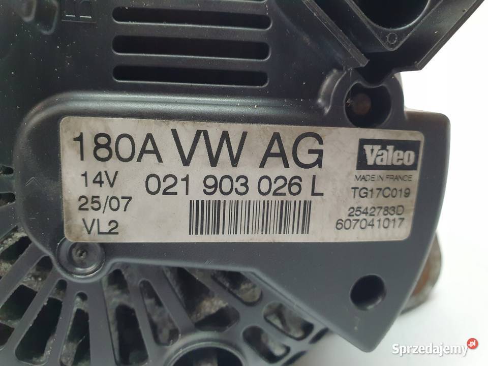 ALTERNATOR VW Passat B6 20 TDI 021903026L Chełm sprzedam