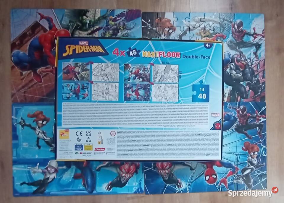 Puzzle SpiderMan 4x 48 Ruda Śląska