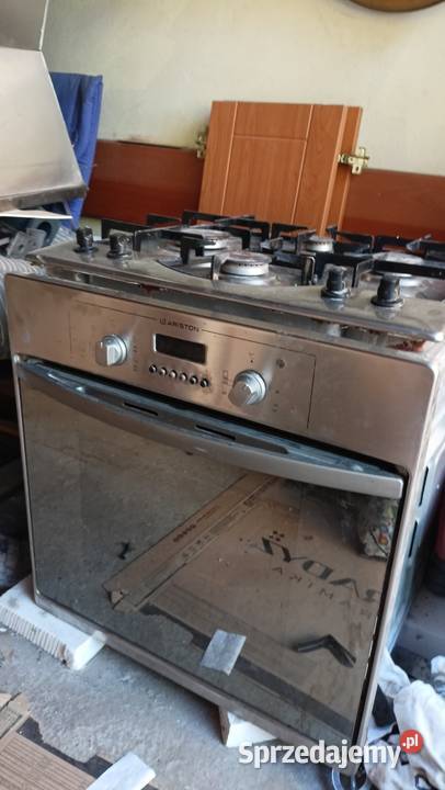 Zestaw piekarnik plus płyta gazowa Ariston okap Kuchenki i piekarniki Ruda Śląska