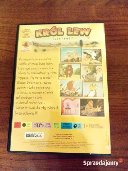 Król Lew Czas Simby DVD animowany Łódź