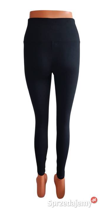 Damskie sportowe spodnie legginsy czarne Daily