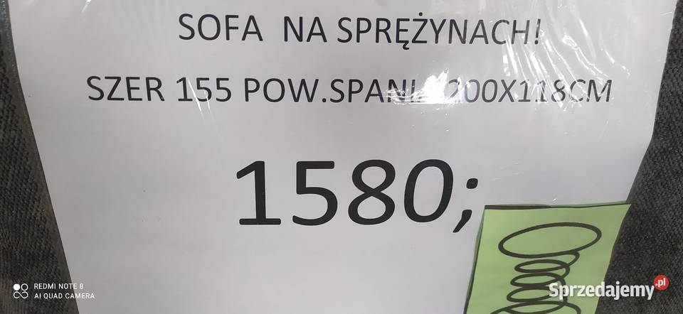 SOFA NA SPRĘŻYNACH DOSTĘPNE RĘKI kujawsko-pomorskie Toruń