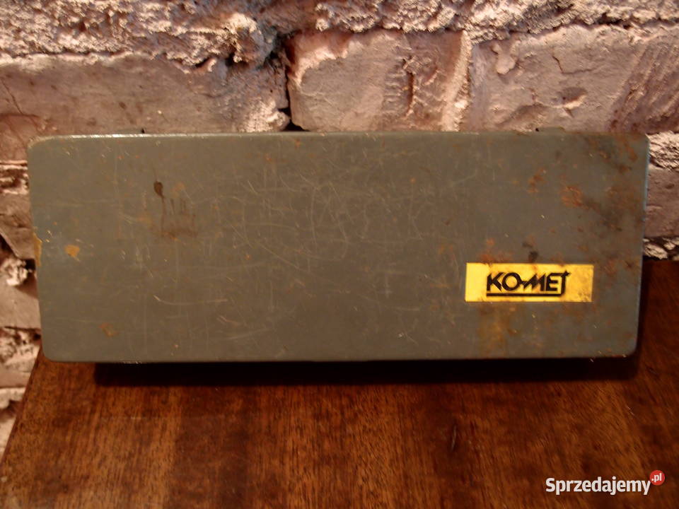 Zestaw kluczy z PRLu Komet Nasadkowo Koronkowe