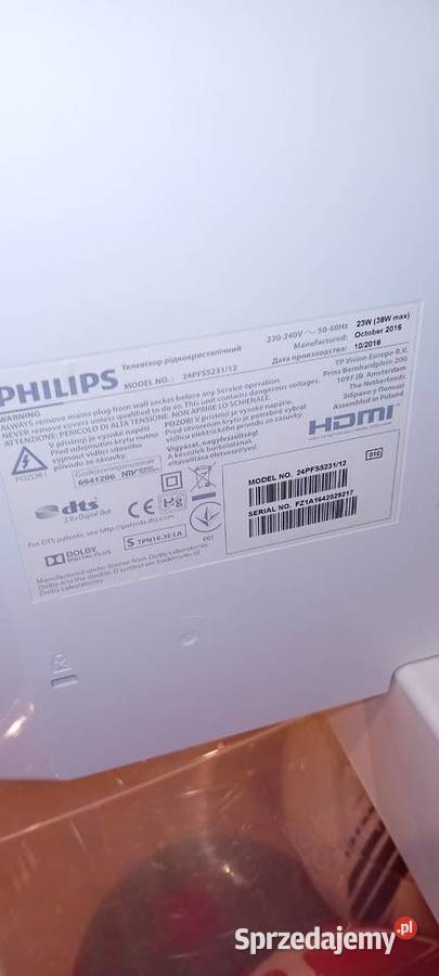 Sprzedam tv Philips Telewizory małopolskie Kraków