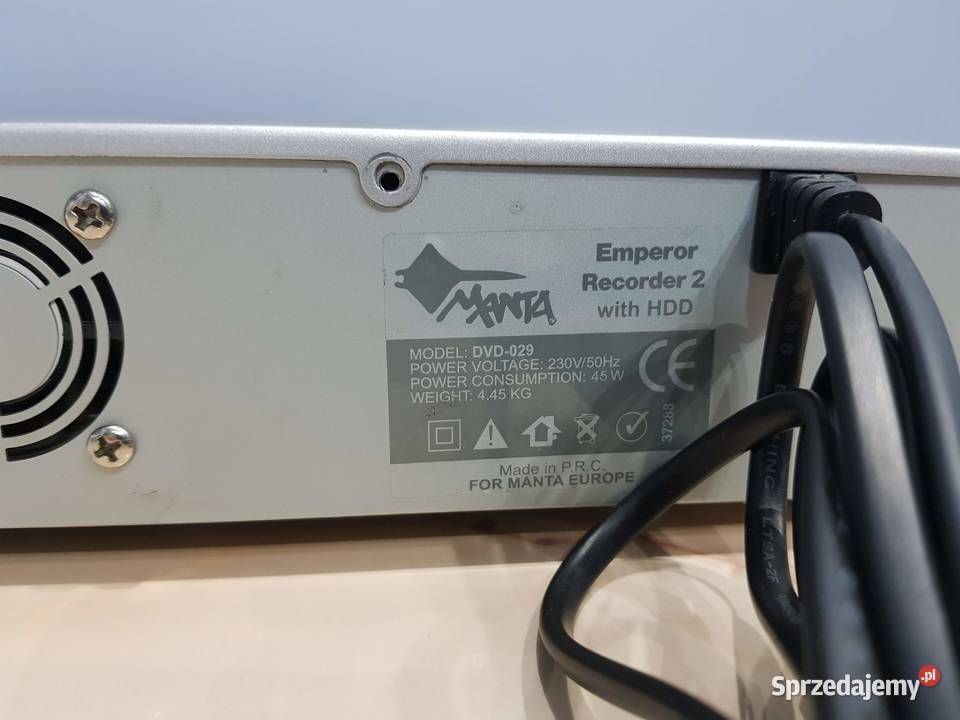 MANTA DVD029 Emperor Recorder 2 with HDD podlaskie Łapy