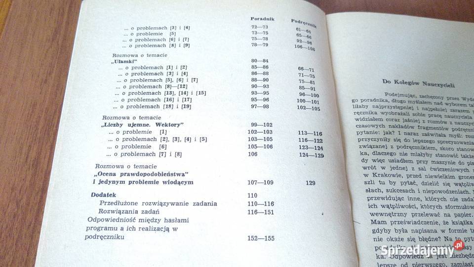 Matematyka 4 poradnik nauczyciela Turnau Ciosek Gdańsk sprzedam