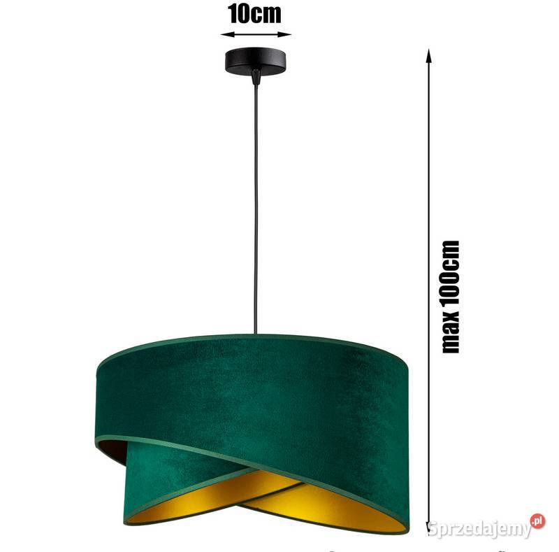 LAMPA WISZĄCA SUFITOWA ŻYRANDOL ABAŻUR kolory Choroszcz