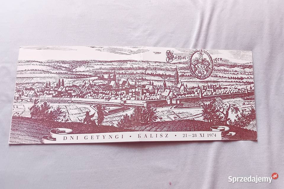 Zaproszenie na obchody Dni Getyngi Kalisz 1228 Koźminek sprzedam