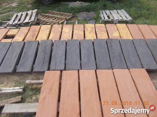 donice ogrodowe doniczki ogród drewno beton Nietków