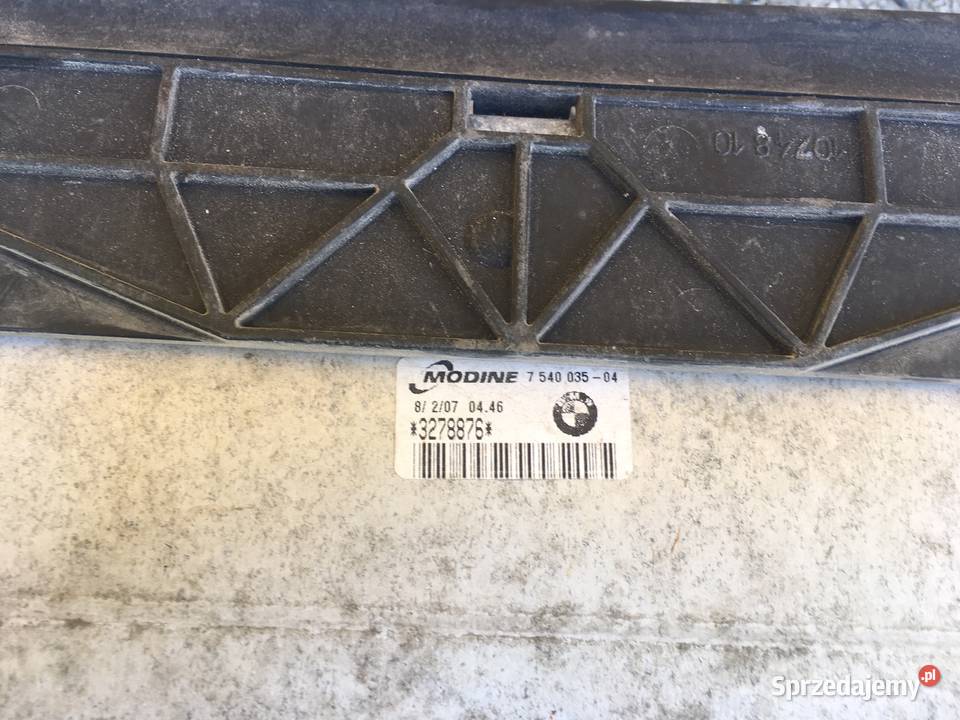 Intercooler oryginalny bmw e90 e91 e92 e93 330i śląskie Katowice sprzedam