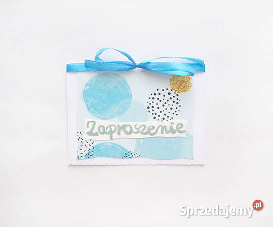 niebieskie zaproszenia na różne okazjepastelowe Opole