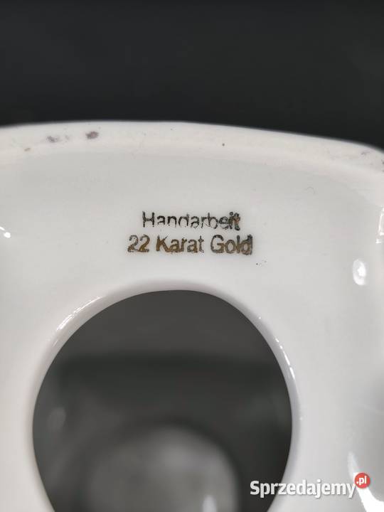 Luksusowy Porcelanowy Świecznik Prunkstck Ernst