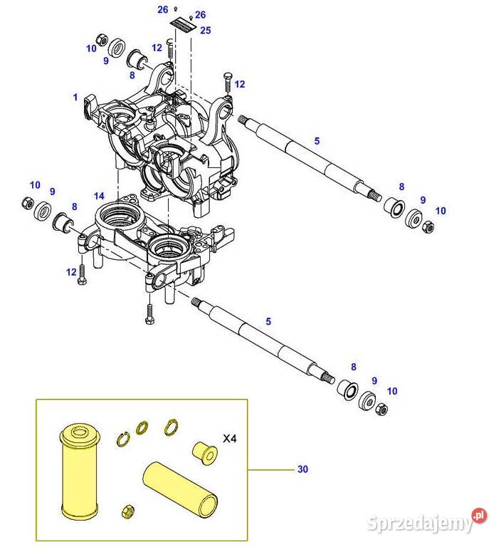Zestaw naprawczy hydrauliki FendtMasseyFerguson Białystok