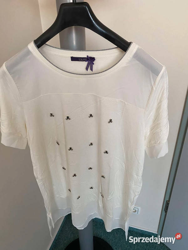 Bluzka Laurel Premium biały Bluzki i koszule Warszawa sprzedam