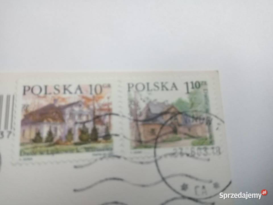 Pocztówka Dziwnówek 2003r 2 znaczki Antyki, Sztuka, Kolekcje śląskie Dąbrowa Górnicza