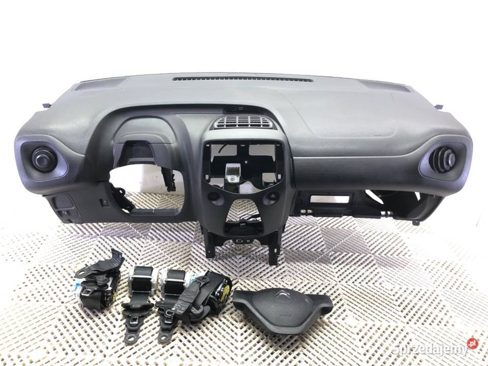 KOKPIT PODUSZKI PASY KOMPLET CITROEN C1 II