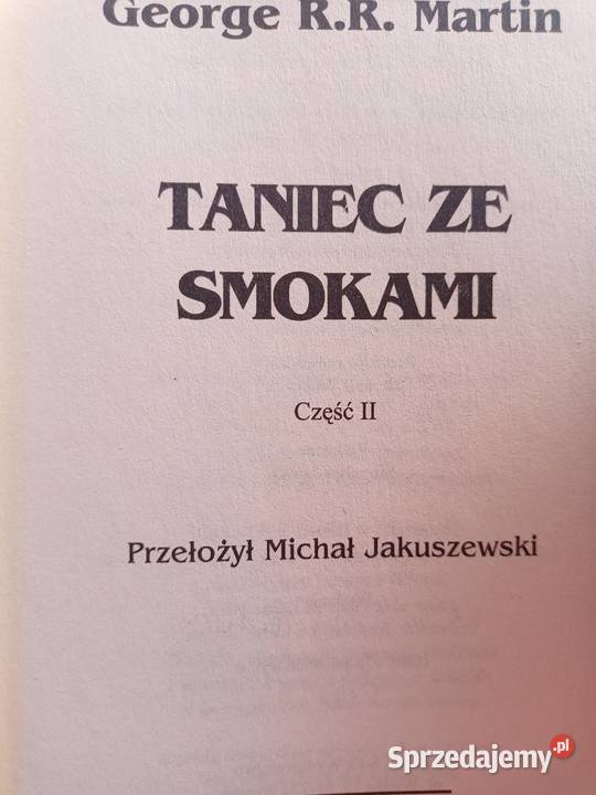 Taniec ze smokami Martin książki używane miękka