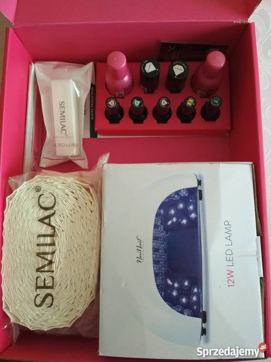 Zestaw semilac lampa neonail Wrocław sprzedam