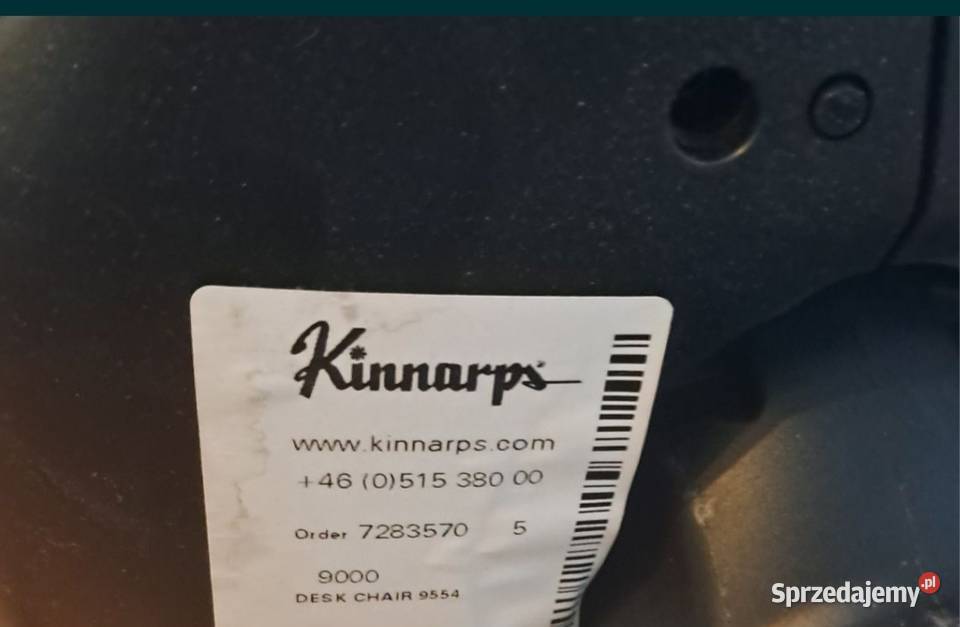 Fotel kinnarps 9000 sprzedam