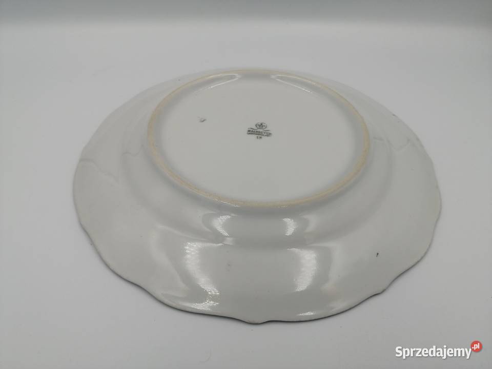 Talerze płytkie obiadowe WAŁBRZYCH porcelana z Borów