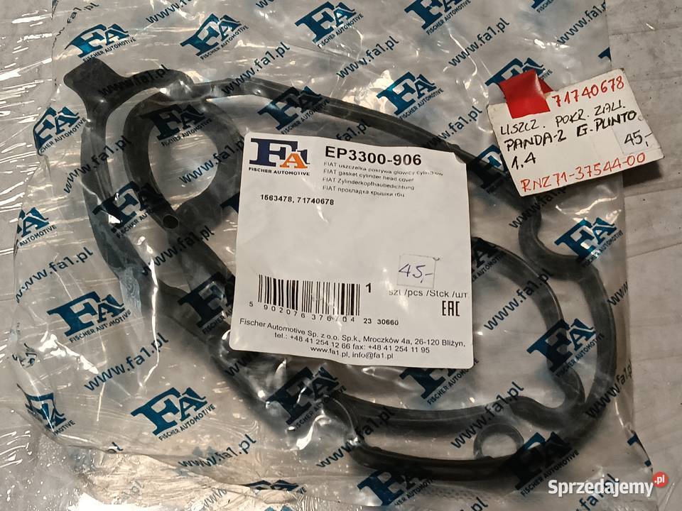 Uszczelka pokrywy zaworów Fiat Panda II 2 Grande śląskie Chorzów