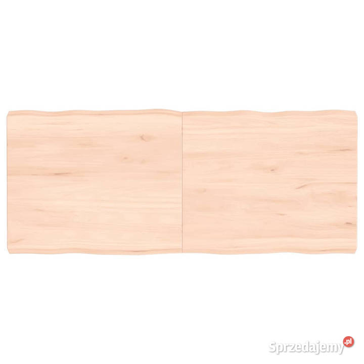 Blat stołu 120x50x26 surowy lity dąb naturalną Warszawa
