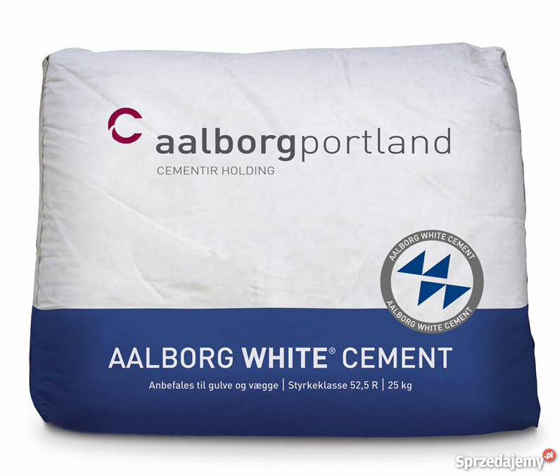 CEMENTY BIAŁE SPECJALISTYCZNE I KLASY AALBORG wielkopolskie sprzedam