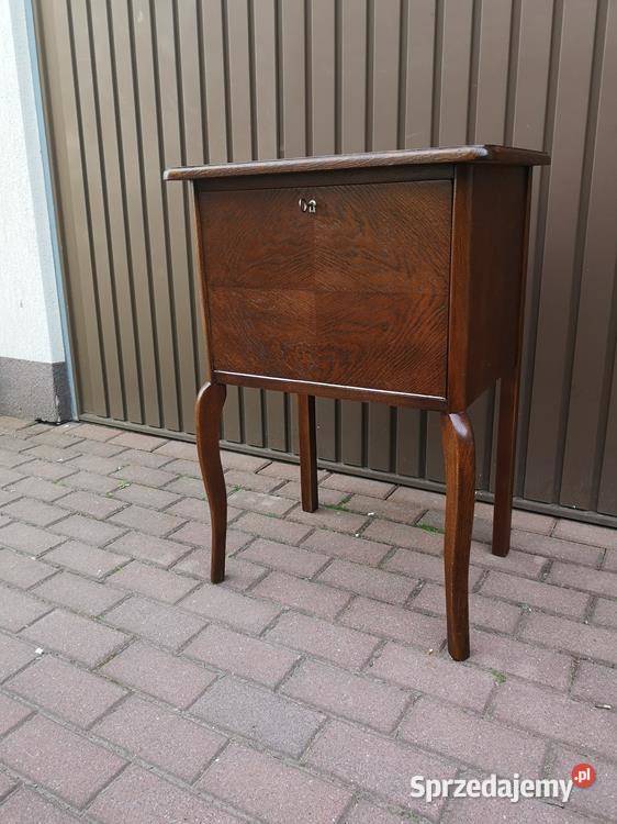 Szafka Stolik Finezyjny ARTDECO Dąb Stary Antyk wielkopolskie Swarzędz