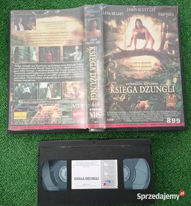Kaseta VHS Księga Dżungli Rzeszów
