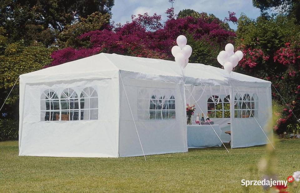 Namiot pawilon ogrodowy handlowy 3x9 m 8 ścianek Smogorzów