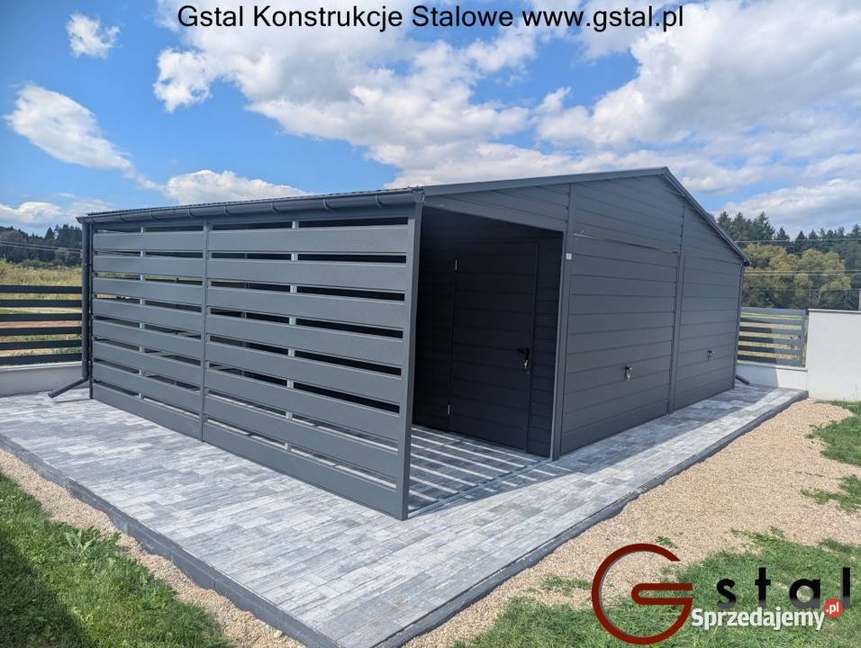 garaż blaszany hala wiata wzmocniony profil Sprzedaż Sprzedaż małopolskie Miechów