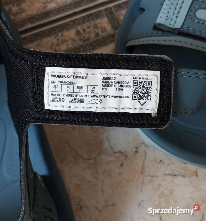 Merrell sandały damskie r 37 wkł 23 niebieski Sędziszów Małopolski
