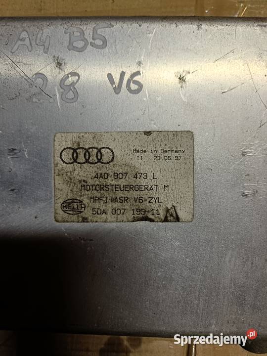 Sterownik silnika ECU AUDI 80 A4 28 V6 Gdynia