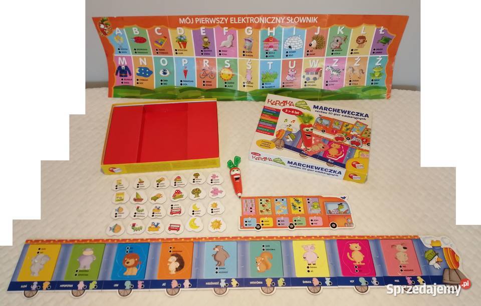 Karotka Marcheweczka zestaw 10 gier edukacyjnych śląskie Czeladź